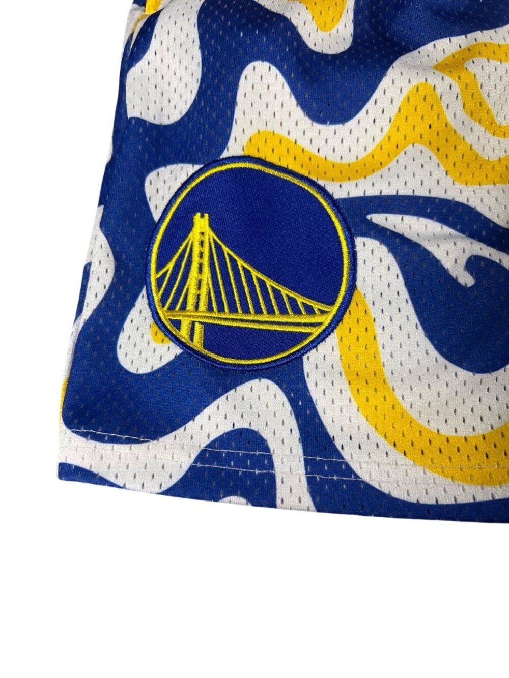 Bucket Squad x NBA Golden State Warriors Wave Mesh Shorts Men's Small - Picture 2 of 6